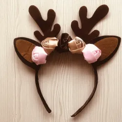 Santa's reindeer - girls costume - dress - setCostumes