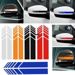 Auto miroirs sticker vinyle - 15.3 * 2 cm - 2 pièces