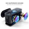 TWS haut-parleur Bluetooth 2*8W - sans fil - basse profonde avec lumière LED