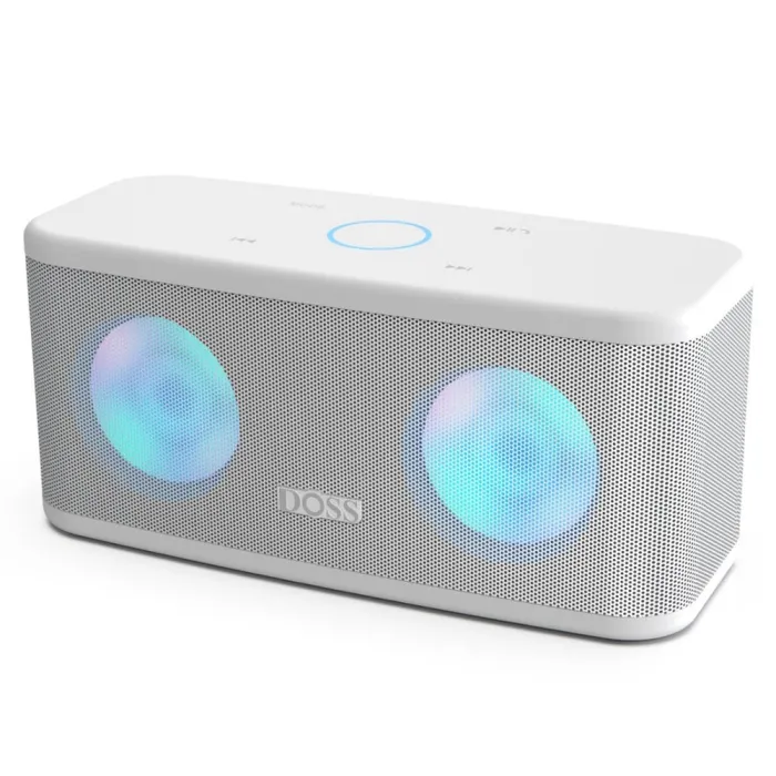 TWS haut-parleur Bluetooth 2*8W - sans fil - basse profonde avec lumière LED