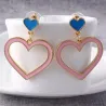 Heart shaped long earringsEarrings