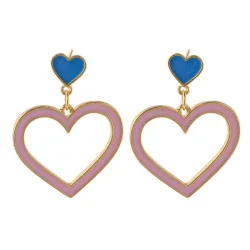 Heart shaped long earringsEarrings