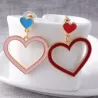 Heart shaped long earringsEarrings