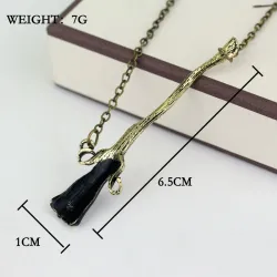 Magic broom pendant with necklace - vintage bronzeNecklaces