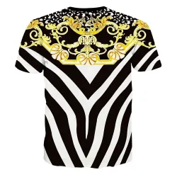 3D graphic print luxury t-shirt - premium cottonT-shirts