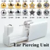 Unité de perçage d'oreilles stériles jetables avec boucle d'oreilles