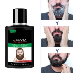 Shampooing de barbe riche en vitamines - nettoyage - alimentation
