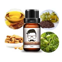Huile de barbe homme naturelle - coiffage - hydratant - lissage - conditionnement