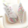 Licorne, chat et oreiller en forme de glace - Jouet doux