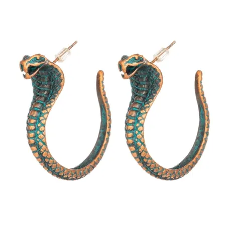 Vintage earrings with cobraEarrings
