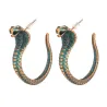 Boucles d'oreilles vintage avec cobra