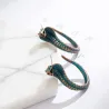 Boucles d'oreilles vintage avec cobra