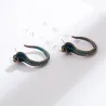 Boucles d'oreilles vintage avec cobra