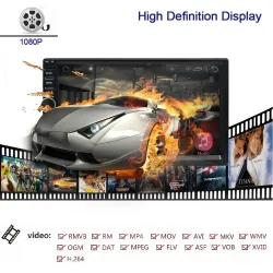 2 Din Bluetooth Android 9 voiture radio - WiFi - USB - GPS navigation - Mirrorlink - MP3 MP5