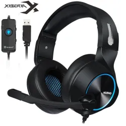 Xiberia Nubwo N11 casques PC - USB - casque avec microphone & Led