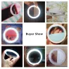 LED ring flash universal - selfie light portable mobile phone - 36 leds selfie lamp luminous ring clipLights & lighting