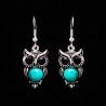 stone necklace set - owl bracelet & earrings - necklace jewelry - pendant long chain necklace-in pendant necklacesJewellery Sets