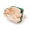 Poivre vert et rouge avec strass - broche