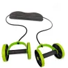AB wheels roller - stretchable elastic resistance pull rope - abdominal muscle trainerEquipment