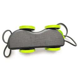 AB wheels roller - stretchable elastic resistance pull rope - abdominal muscle trainerEquipment