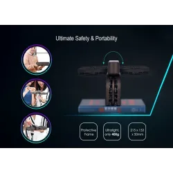 HOSHI 007PRO - 5G WiFi FPV 4K camera - flux optique - GPS F - pliable airselfie RC Quadcopter - deux batteries