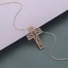 Traversée avec collier - acier inoxydable
