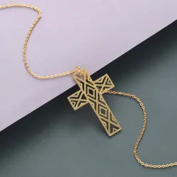 Traversée avec collier - acier inoxydable