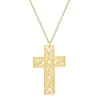 Traversée avec collier - acier inoxydable