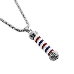 Collier Or & Argent avec microphone