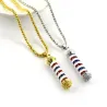 Collier Or & Argent avec microphone