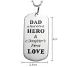 DAD'S HERO - stainless steel necklace - Father's DayNecklaces