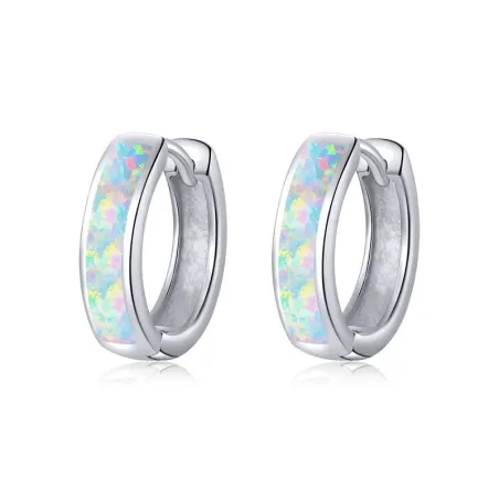 925 boucles d'oreilles en argent sterling avec opale