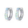 925 boucles d'oreilles en argent sterling avec opale
