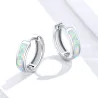 925 boucles d'oreilles en argent sterling avec opale