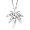 Necklace with hemp leaf pendantNecklaces