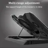 ventilateur de refroidissement 12-17 pouces pour ordinateur portable MacBook - support réglable