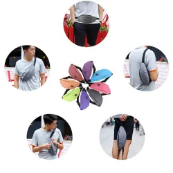 Sac à bandoulière Waist - sac sport - étanche - nylon - avec fermeture éclair