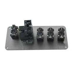 Panneau de commutation d'allumage pour voiture de course - bouton de démarrage moteur - interrupteur de commutation - 12V LED -