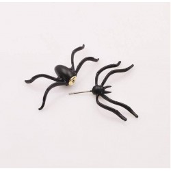 Earrings with black spiderEarrings