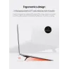 Supports de support Macbook / ordinateur portable - réglable - noir - support de refroidissement universel