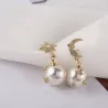 Boucles d'oreilles Star Moon Design - Drop Style