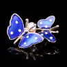 Broches double papillon de printemps