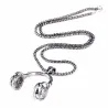 Necklace with headphones - black - gold - silverNecklaces