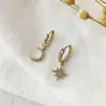 Star Moon Earrings - WomenEarrings