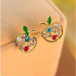 Boucles d'oreilles en cristal d'Apple
