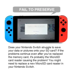 Micro module lecteur de carte SD - pour Nintendo Switch - pièce de réparation - pro kit