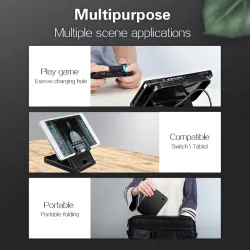 Support de bureau Nintendo Switch - réglable - chargement