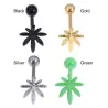 Tongue Piercing - Weed Design