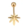 Tongue Piercing - Weed Design
