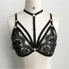 Floral Lace Bralette - Black/WhiteLingerie